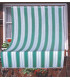 Tenda da sole in tessuto resistente cm 140x250 100% poliestere con anelli di. 2 VERDE e BIANCA