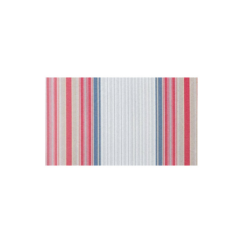 Tenda da Sole con Kit Ganci e Anelli in Tessuto Multirighe Resistente da Esterno o Balcone Misura cm 140x250 Dis.6 Colore Bor