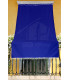 Tenda da Sole con Kit Ganci e Anelli in Tessuto Resistente da Esterno o Balcone Misura cm 140x300 Dis.5 Tinta Unita Colore Bl