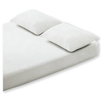 Tata Home Set Coprimaterasso Massaggiante Elasticizzato con Angoli ed Elastici per Letto 2 Piazze Matrimoniale altezza Matera