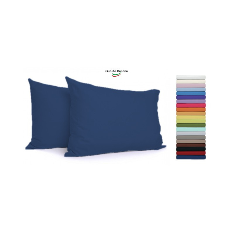 Joli Baby Federa 100% cotone Misura cm 60X40 colore BIANCO Made in Italy 57 fili al cm2