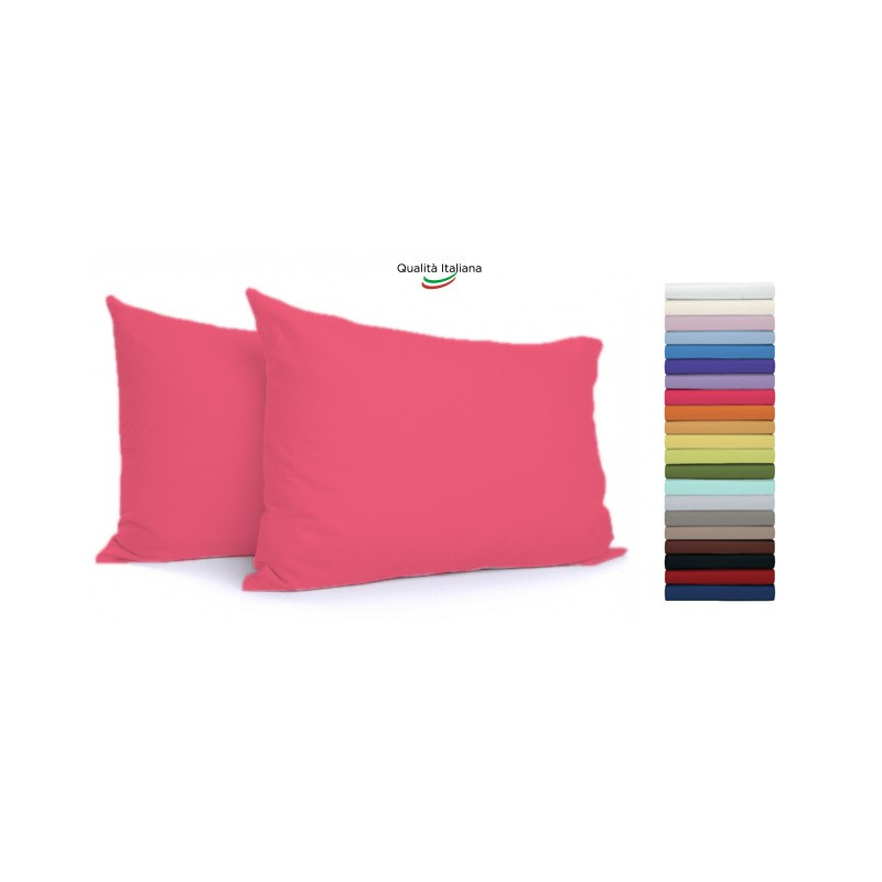 Joli Baby Federa 100% cotone Misura cm 60X40 colore BIANCO Made in Italy 57 fili al cm2