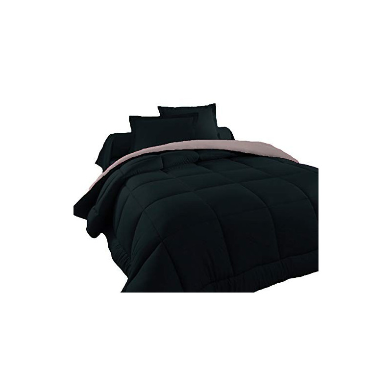 Tata Home Judit Trapunta Tinta Unita Duble Face Invernale Imbottita 350 gr/mq 100% Morbida Microfibra di Poliestere Misura 1 