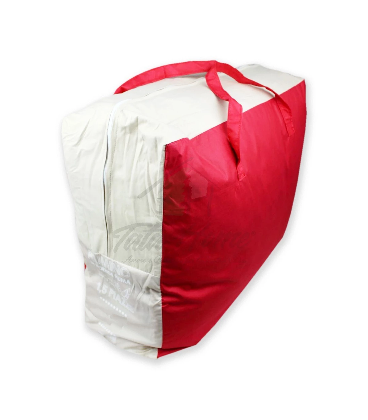 Piumino Duvet 10% Piumino 90% Piuma d' Oca Double Face Invernale 350 gr/mq Misura 1 Piazza Singolo cm 155x200 Colore Panna Tortora 