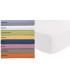 Tata Home Lenzuolo sotto in Microfibra con Angoli ed Elastico Misura Matrimoniale cm 180x200 Altezza Materasso cm 24 Colore R