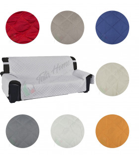 Lilly Copripoltrona Imbottito Copridivano Imbottito in Tessuto Trapuntato Fronte e Retro in 100% Microfibra