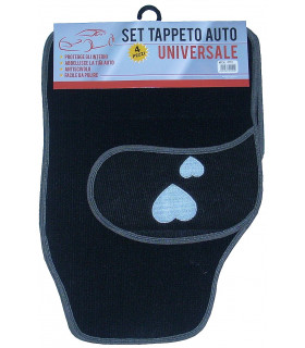 Tappeti auto universali set 4 pezzi, 2 anteriori 2 posteriori, in feltro 6110