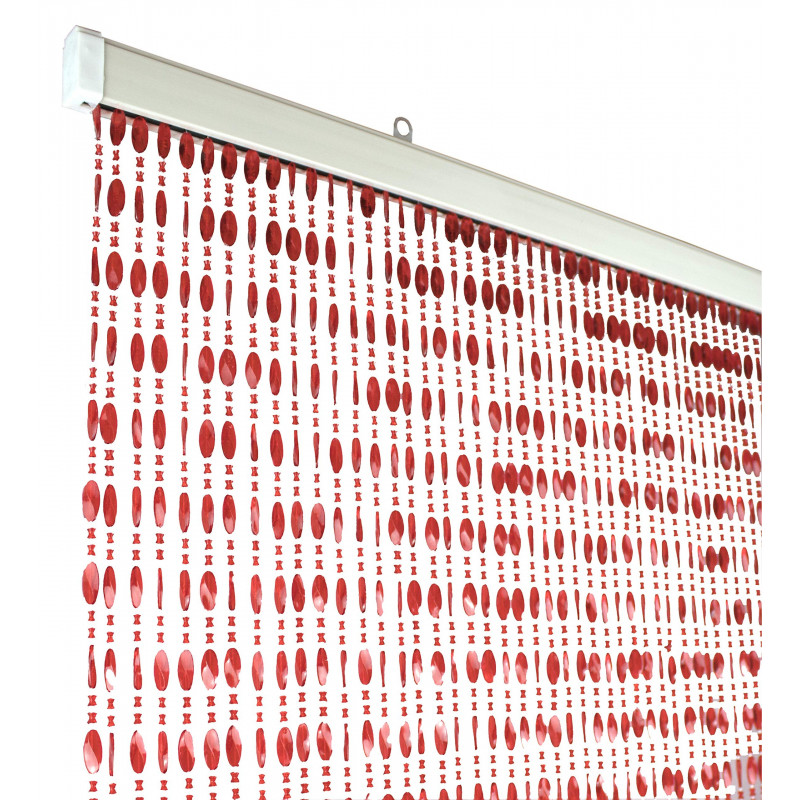 Tata Home Tenda Antimosche a Perline per Porta Finestra Moschiera a Pannello Misura 100 x 220 cm. Colore Trasparente