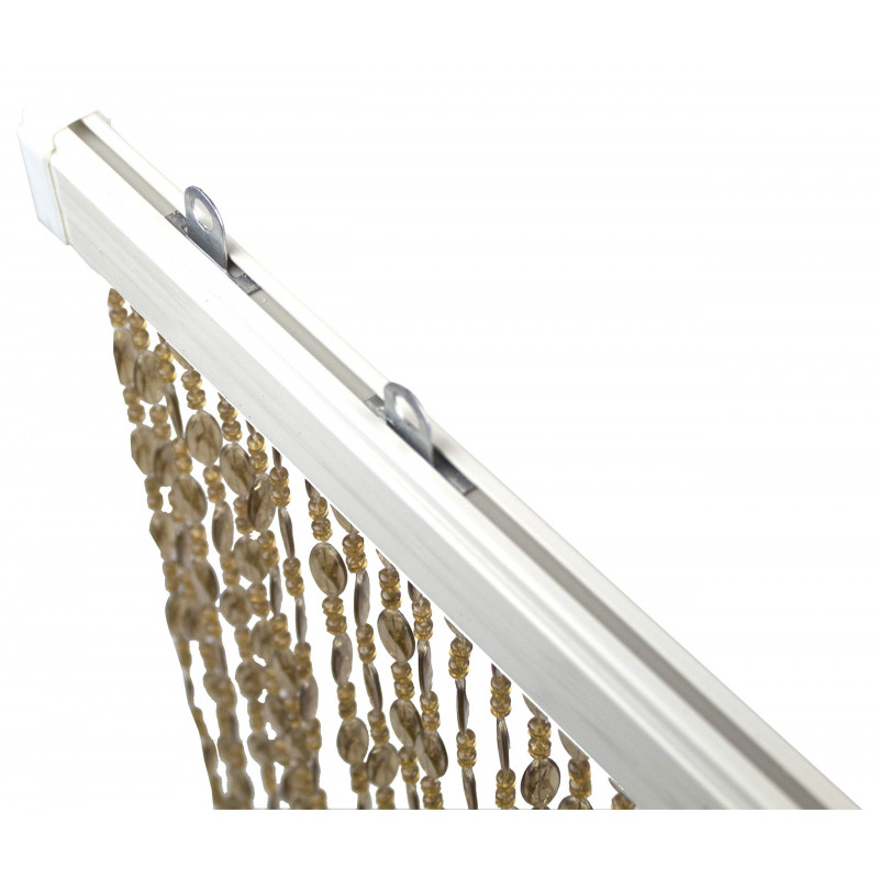 Tata Home Tenda Antimosche a Perline per Porta Finestra Moschiera a Pannello Misura 100 x 220 cm. Colore Trasparente