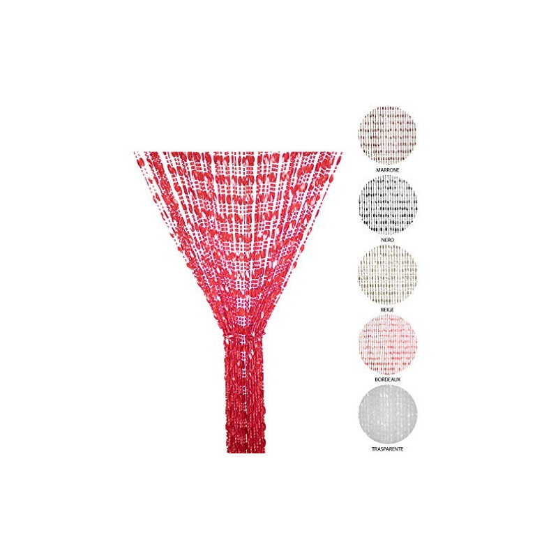 Tenda Antimosche A Perline Tata Home - 100x220 Cm Bicolore Per Porte E Finestre - Foto 4