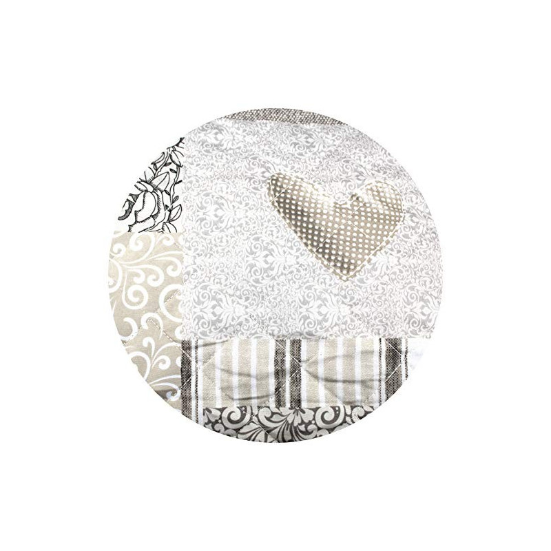 Tata Home Kino Misura Copripoltrona Fronte e Retro Copridivano Fronte e Retro Tessuto e Imbottitura in 100% Microfibra con El