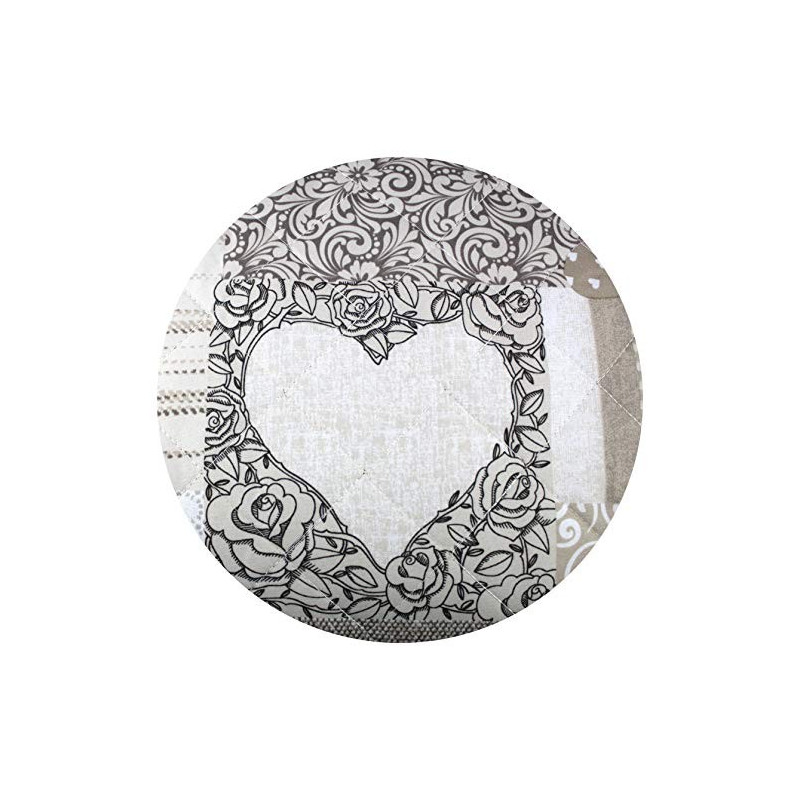 Tata Home Kino Misura Copripoltrona Fronte e Retro Copridivano Fronte e Retro Tessuto e Imbottitura in 100% Microfibra con El