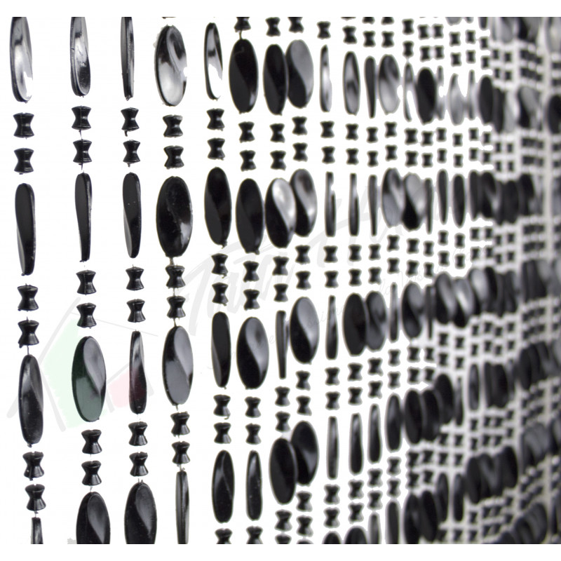 Tata Home Tenda Antimosche a Perline per Porta Finestra Moschiera a Pannello Misura 100 x 220 cm. Colore Trasparente