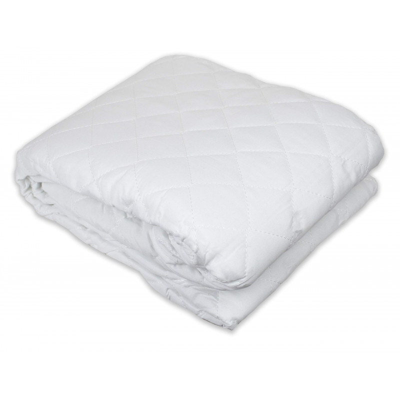 Tata Home Topper Materasso Trapuntato a Quadri Coprimaterasso Imbottito con Elastici Misura Matrimoniale cm 180x200