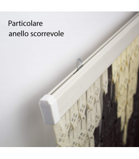 Tata Home Tenda Antimosche a Piastrine per Porta Finestra Moschiera a Pannello Misura 140 x 230 cm. Disegno 1