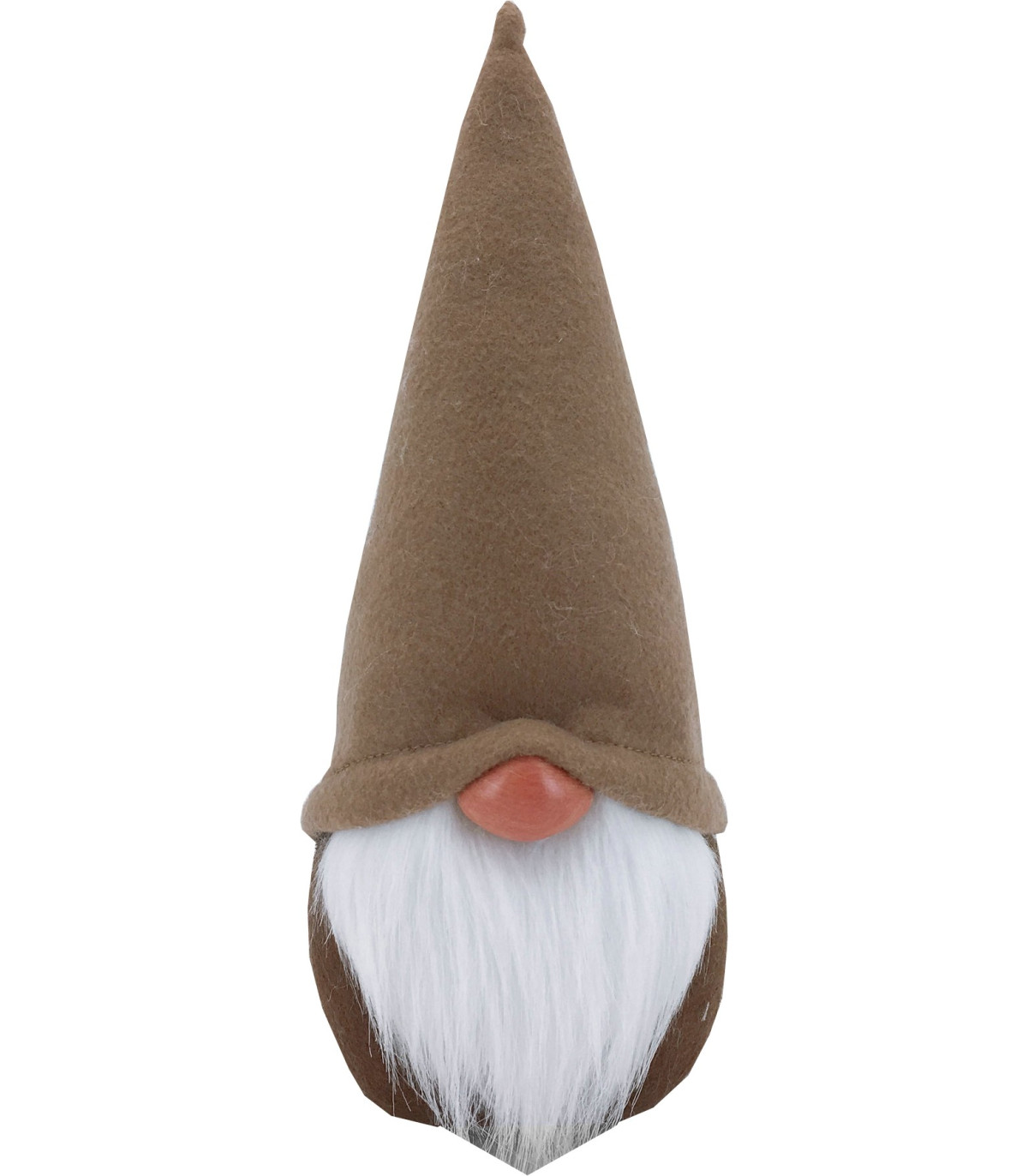 Gnomo Pupazzo Fermaporta Elfo Nano Decorativo Natalizio Altezza 30 cm Colore Grigio