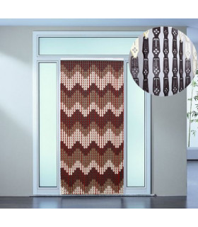 Tata Home Tenda Antimosche a Piastrine per Porta Finestra Moschiera a Pannello Misura 120 x 220 cm. Disegno 2