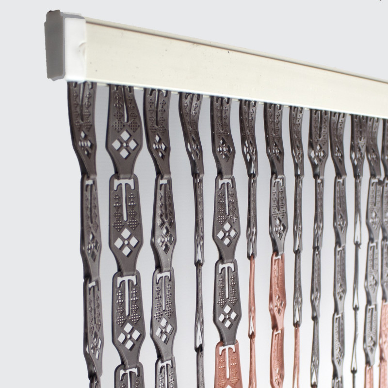 Tata Home Tenda Antimosche a Piastrine per Porta Finestra Moschiera a Pannello Misura 120 x 220 cm. Disegno 2