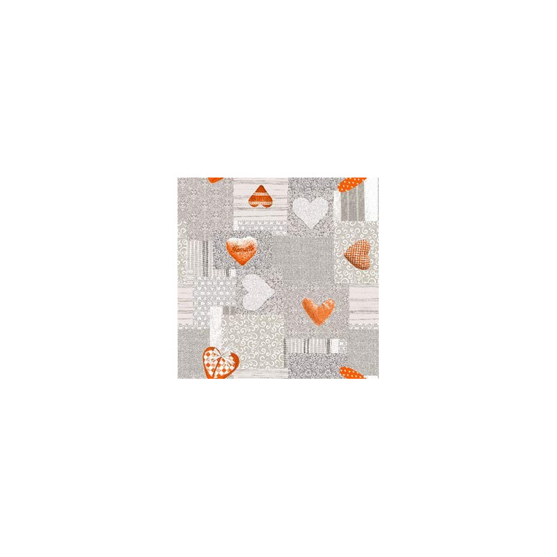 Tata Home Trapunta Invernale Grigia Shabby Chic in Morbida e Calda Microfibra Letto Piazza e Mezza Misura 210x250 cm Audrey D