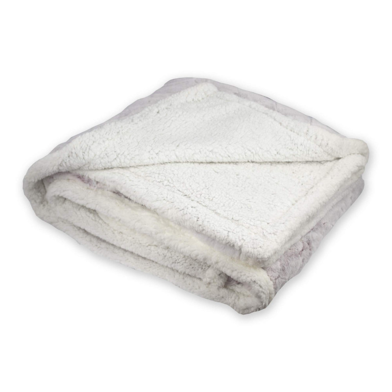 Tata Home Plaid Coperta Invernale da 510 gr mq in Caldo e Morbido Pile con Retro ad Effetto Agnellato Sherpa Misura 127x152 c