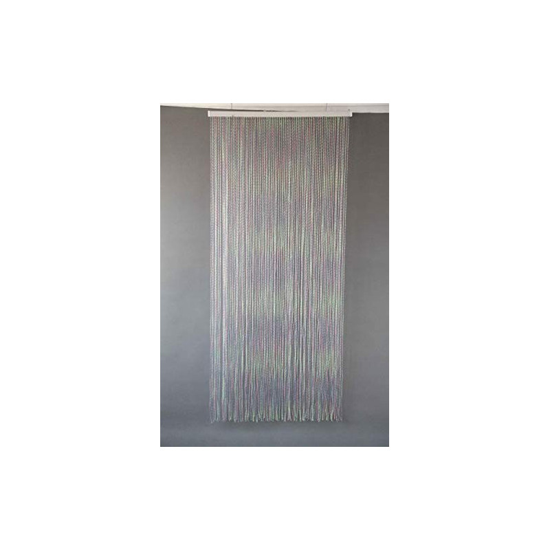 Tata Home Tenda Antimosche Fili Scooby Doo Multi Colori Trasparente per Porta Finestra Moschiera a Pannello Misura 120 x 220 