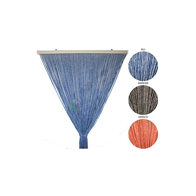 Tenda Antimosche per Porta Finestra Moschiera a Pannello Modello Gabry in Corda di Poliestere Resistente Misura 140 x 230 cm 