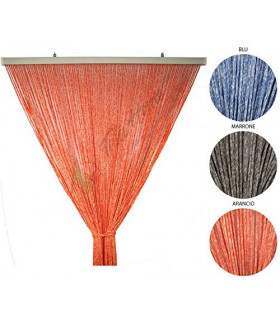 Tenda Antimosche per Porta Finestra Moschiera a Pannello Modello Gabry in Corda di Poliestere Resistente Misura 140 x 230 cm 