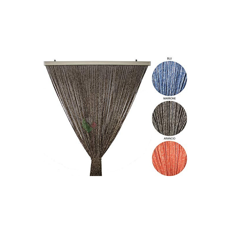 Tenda Antimosche per Porta Finestra Moschiera a Pannello Modello Gabry in Corda di Poliestere Resistente Misura 140 x 230 cm 