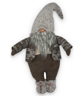 Tata Home Pupazzo Fermaporta Gnomo Elfo Nano Decorativo Misura Altezza 85 cm Dis. 4