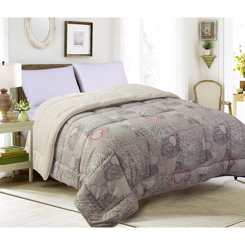 Hilary Trapunta Invernale Fantasia Imbottita 350 gr/mq fantasia Morbida Microfibra 3 Misure Dis.57