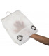 Coppia di Tende Ricamate Cotage da Cucina o Soggiorno con Asola per Bastone Misura 60x240 cm Dis.4