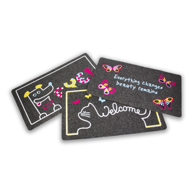 Zerbino Ingresso casa Cocco Stampato cm 45x75 - Disegno all of Me