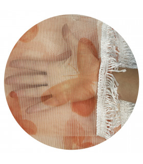 Tata Home Tenda Zanzariera Jacquard Disegno Multirighe Resistente Antimosche 100% Poliestere misura 150x250 cm Dis. 1 Colore 