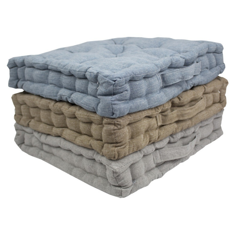 Cuscino Materasso per Sedia da Interno ed Esterno Imbottito Misura 40x40x7 cm MOD. Ajour 3 colori