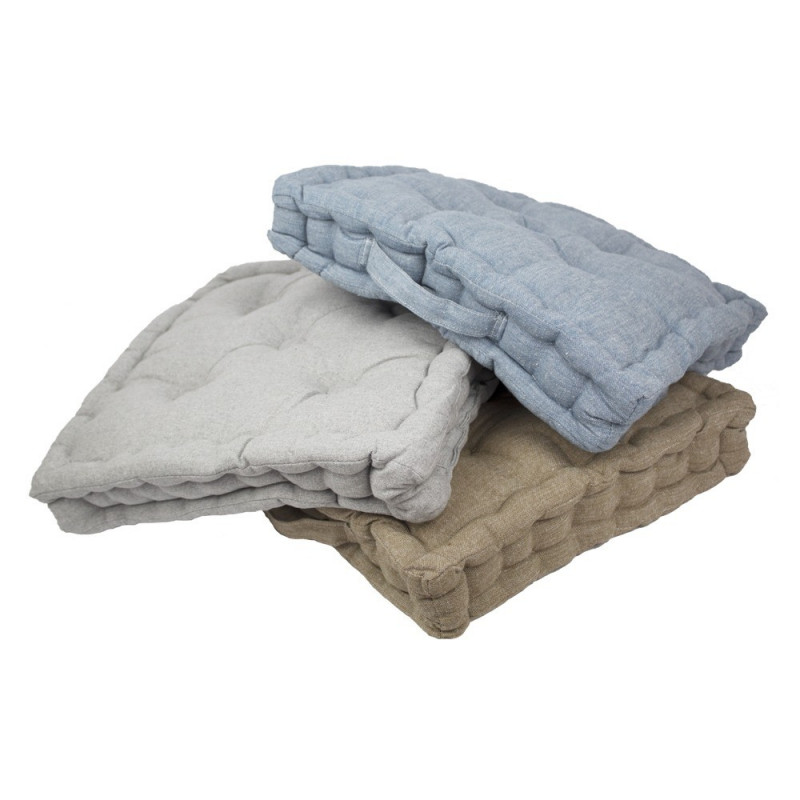 Cuscino Materasso per Sedia da Interno ed Esterno Imbottito Misura 40x40x7 cm MOD. Ajour 3 colori