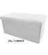 Pouf Contenitore Scatola Sgabello Poggiapiedi Pieghevole Salvaspazio in Ecopelle cm 76x38x38 Frank