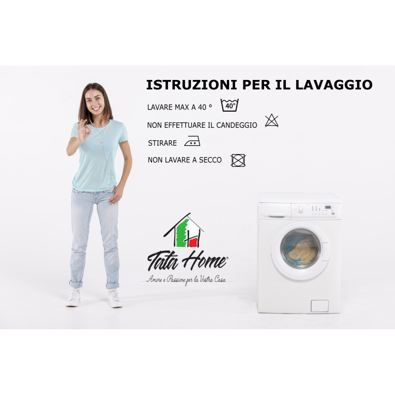 Copripiumino Sacco Piumino e Federa-e Cotone Fantasia Pois MOD. Charmant Dis.10 BEIGE