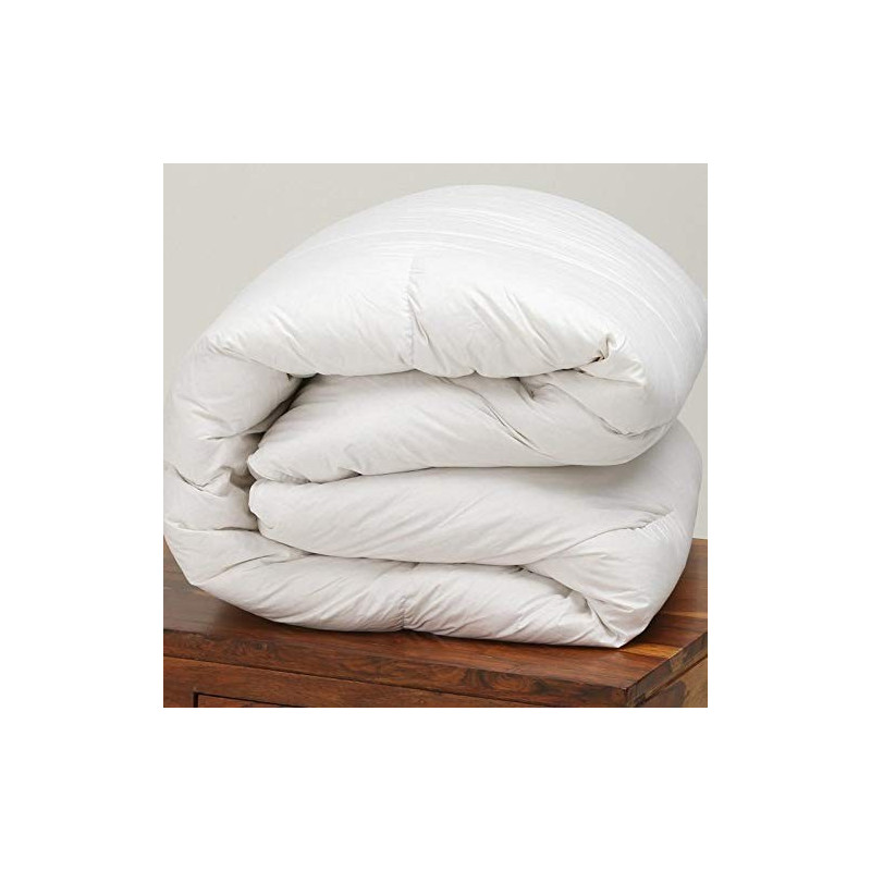 Piumino Letto Invernale in Microfibra Morbidissima da 300 gr mq Misura Letto 2 Piazze Matrimoniale cm 250x200 Colore Bianco