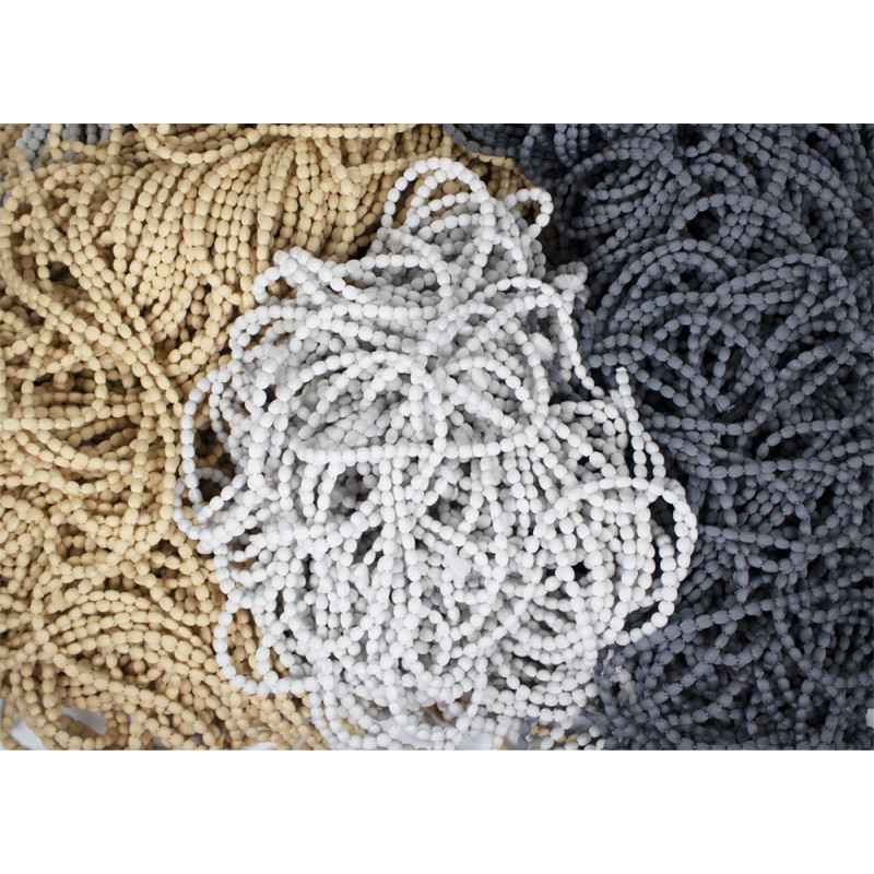 Tenda Antimosche a Foglie e Bamboo per Porta Finestra Moschiera a Pannello Misura 100 x 220 cm Colore Verde e Marrone