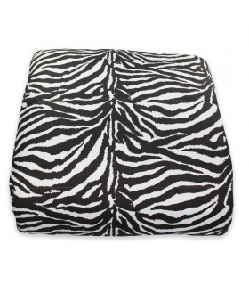 Trapunta Invernale Imbottita 300 gr/mq Fantasia Animalier Made in Italy MOD. Zebrato Bianco e Nero