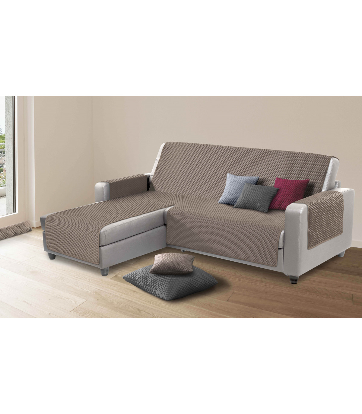 Telo Copridivano Con Penisola Copridivano Trapuntato Posti