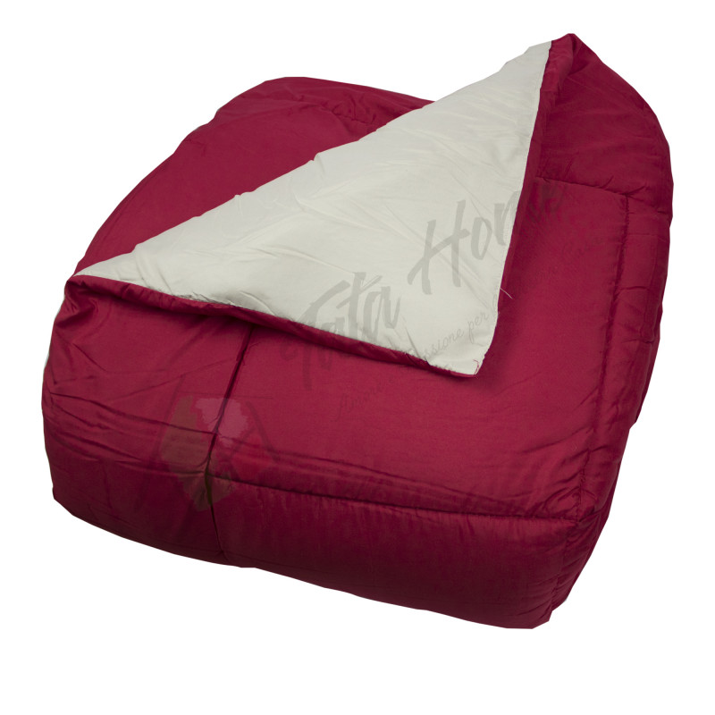 Trapunta Invernale Tinta Unita Double Face 350 gr/mq in microfibra 8 Colori Mod. J