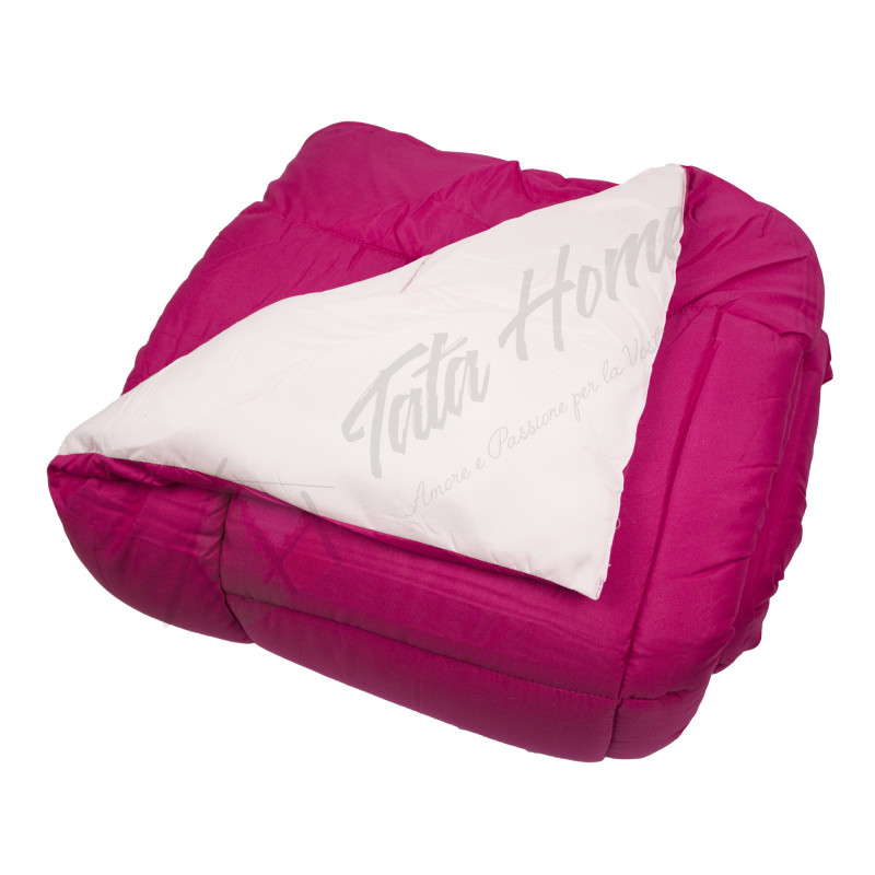 Trapunta Invernale Tinta Unita Double Face 350 gr/mq in microfibra 8 Colori Mod. J