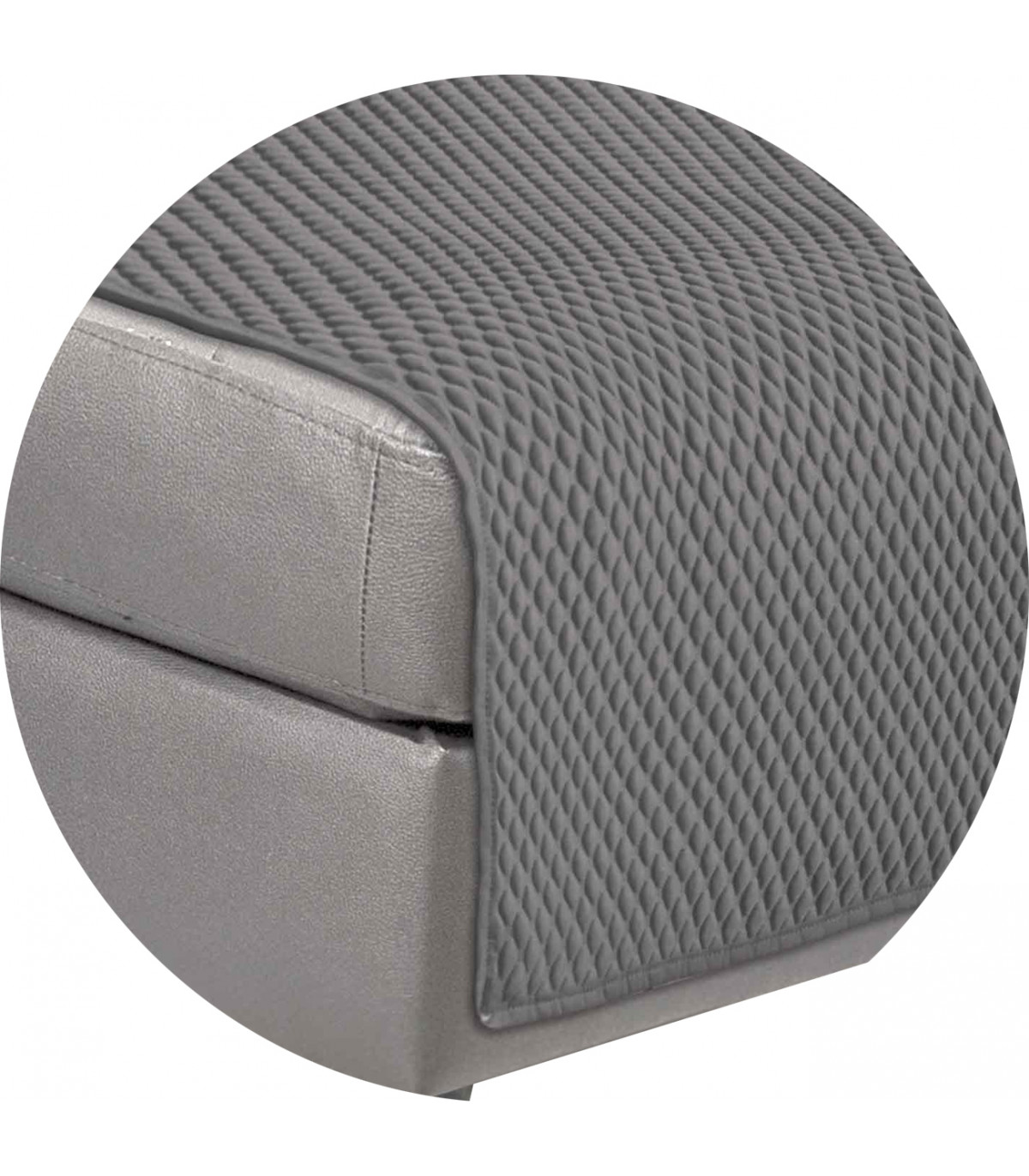 Salvadivano Con Penisola Levante - 240 Cm Grigio - Per Divani Con Penisola A Sinistra - Foto 4