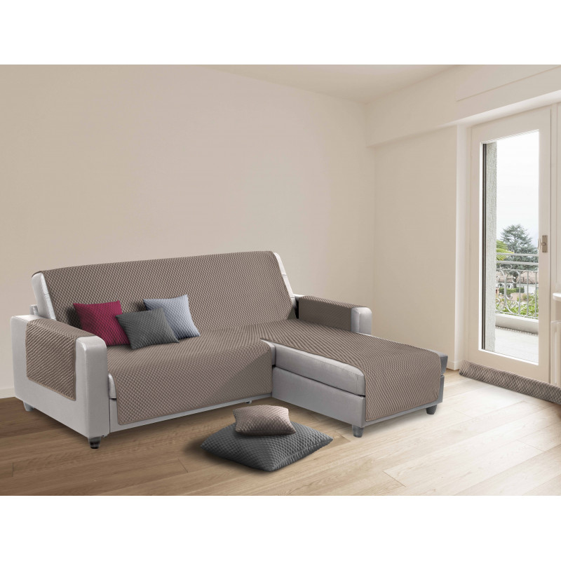 Copridivano con Penisola SINISTRA Universale Moderno MOD. Sphere Plus