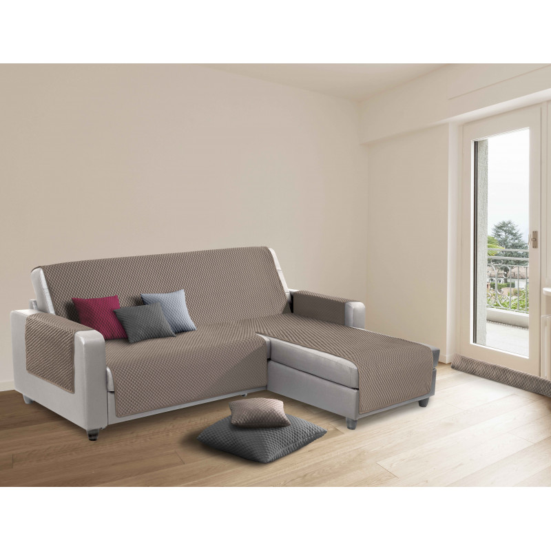 Copridivano con Penisola SINISTRA Universale Moderno MOD. Sphere Plus