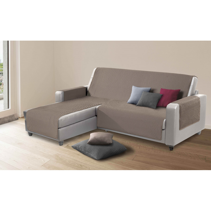 Copridivano con Penisola SINISTRA Universale Moderno MOD. Sphere Plus