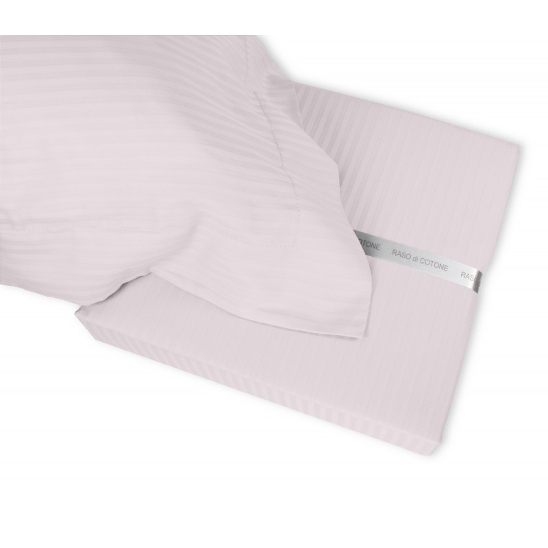 Completo Lenzuola RASO di COTONE Tinta Unita Matrimoniale 10 colori