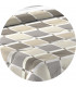 TORONTO Trapunta Invernale 300 gr/mq Fantasia Geometrica a Quadri Made in Italy Colore Grigio Beige