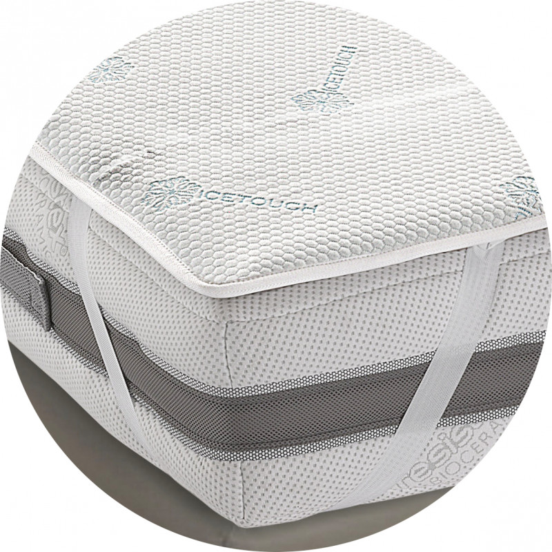Topper Coprimaterasso in Microfibra Correttore Materasso MOD. Thermo Solution
